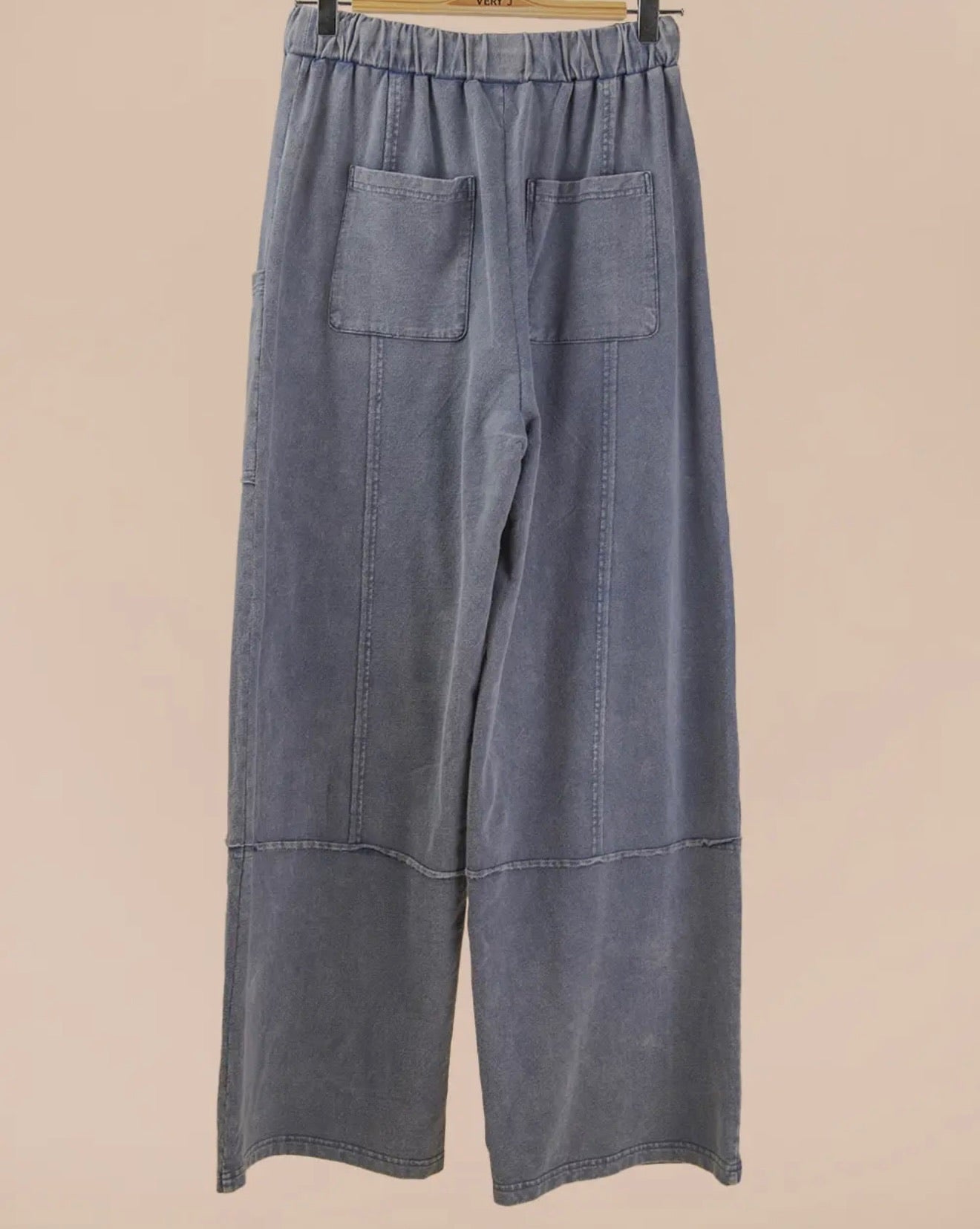Vintage Wash Patch Pocket Pants