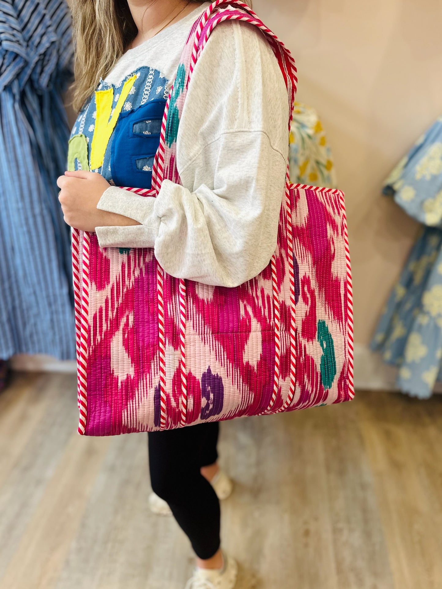 Quilted Tote Bag