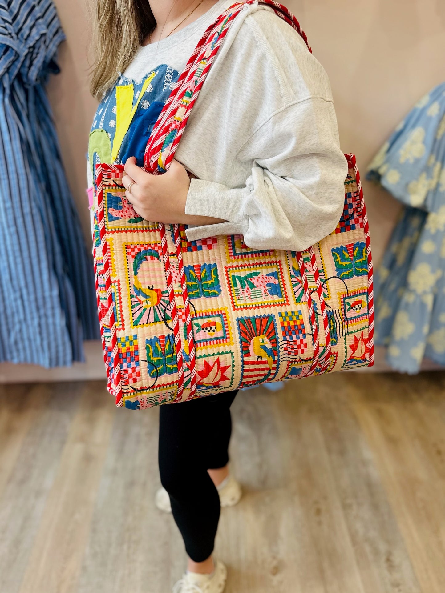 Quilted Tote Bag