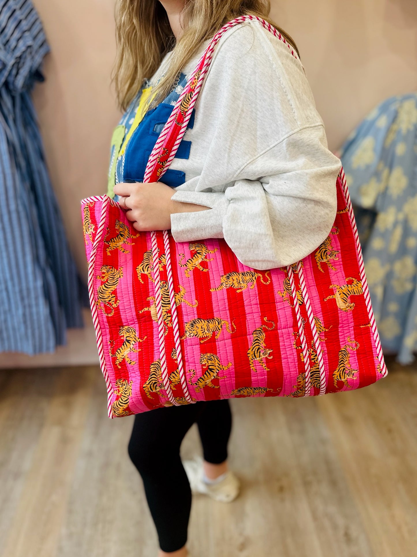 Quilted Tote Bag