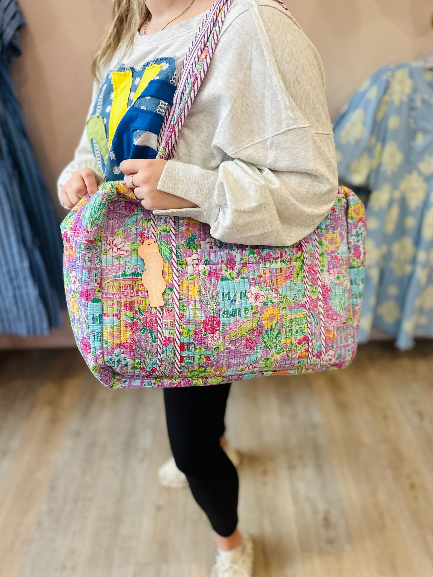Quilted Duffle Bag