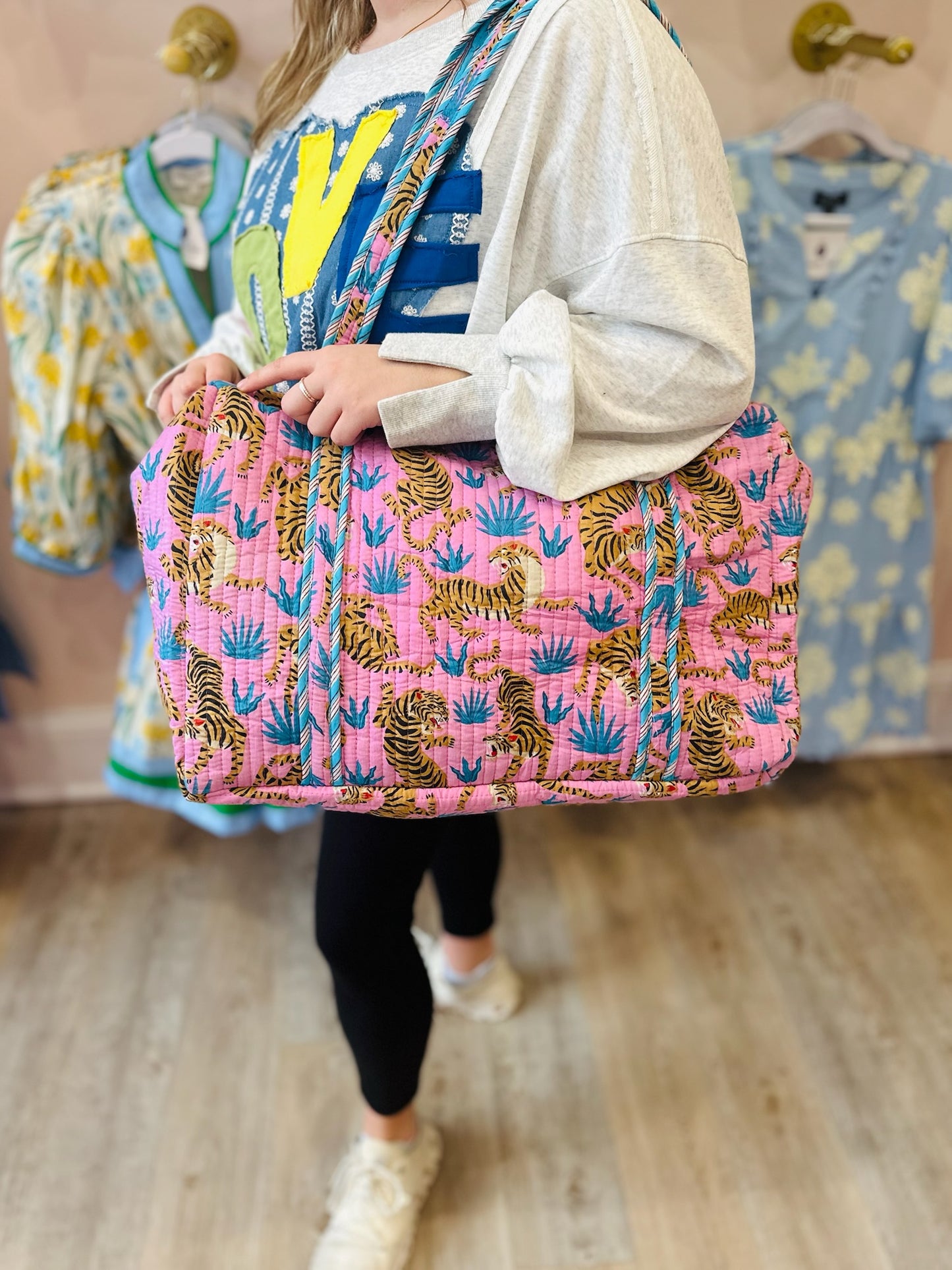 Quilted Duffle Bag