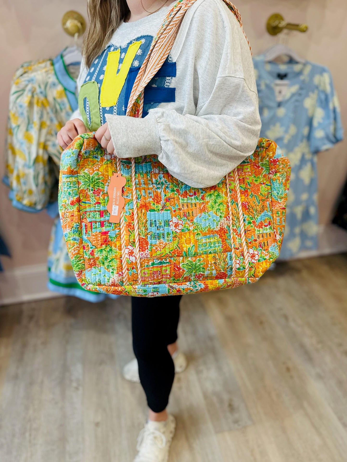 Quilted Duffle Bag