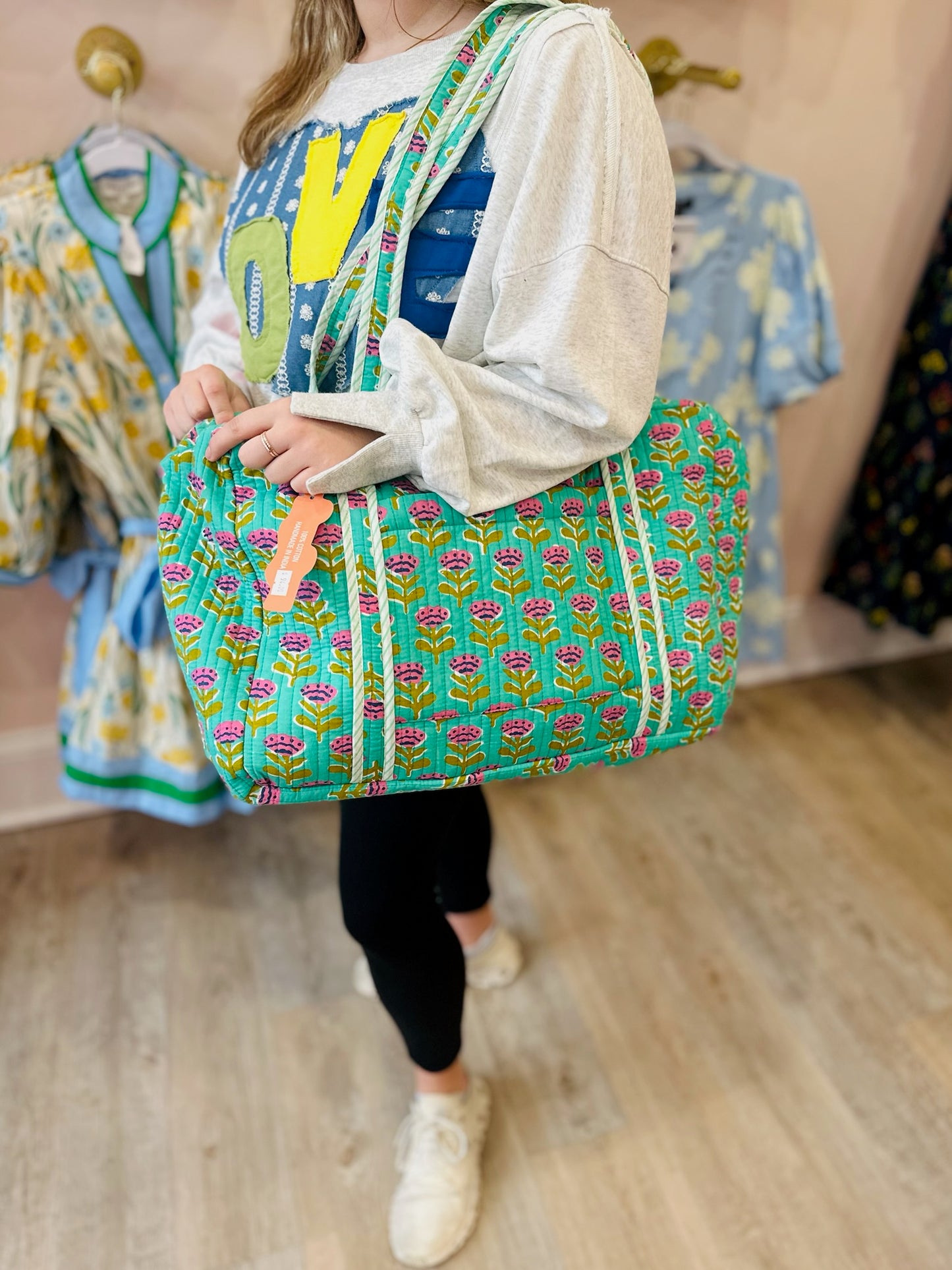 Quilted Duffle Bag