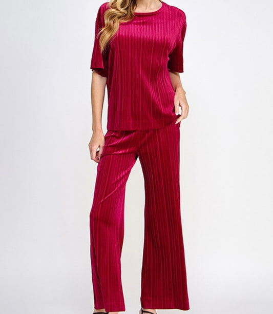 Crushed Candy Cane Velvet Set