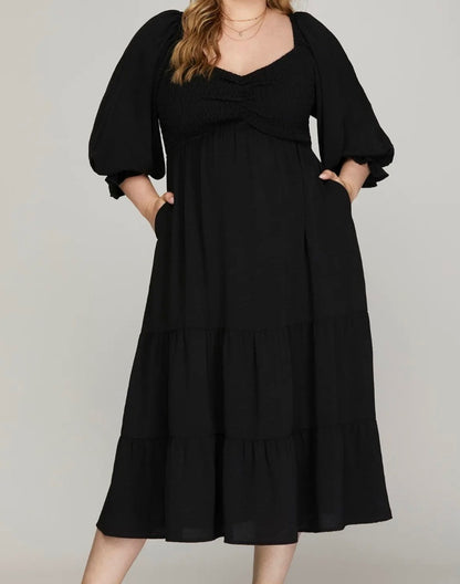 Keeping It Classy Black Plus Dress