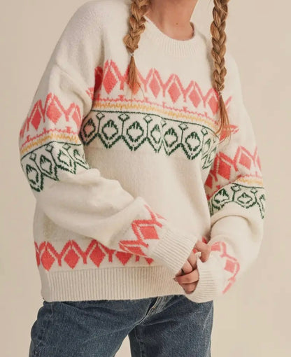 Fresh Start Fair Isle Pullover