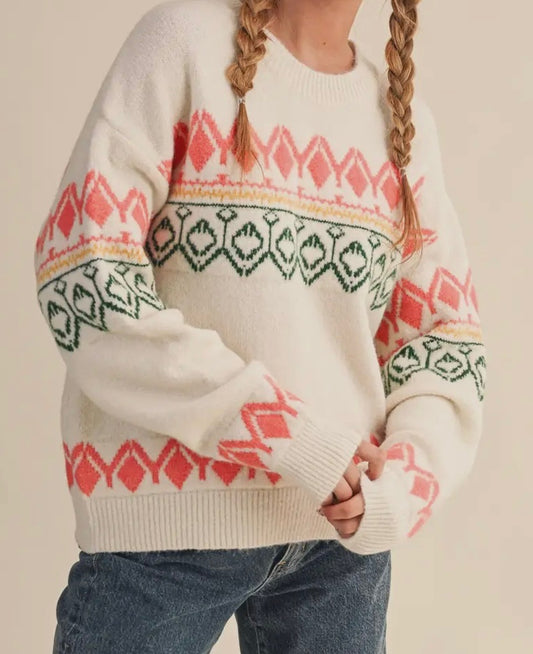 Fresh Start Fair Isle Pullover