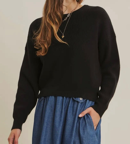 Leading Lady Tie Back Sweater