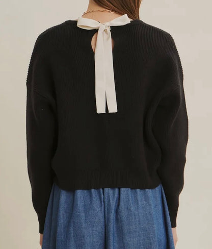 Leading Lady Tie Back Sweater