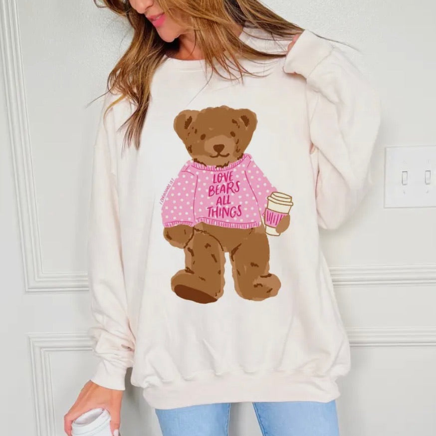 Love Bears All Things Graphic Pullover