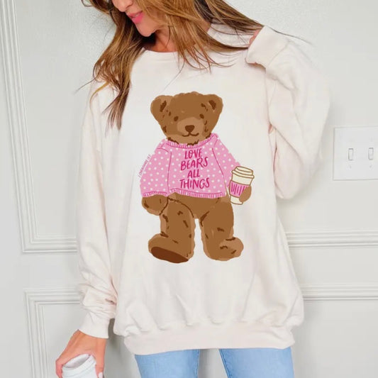 Love Bears All Things Graphic Pullover