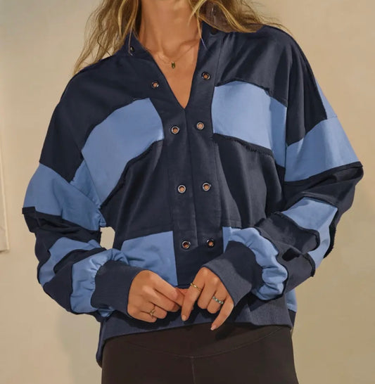 Unlaced Striped Pullover