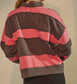 Unlaced Striped Pullover