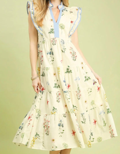 Blue Skies & Blossoms Dress