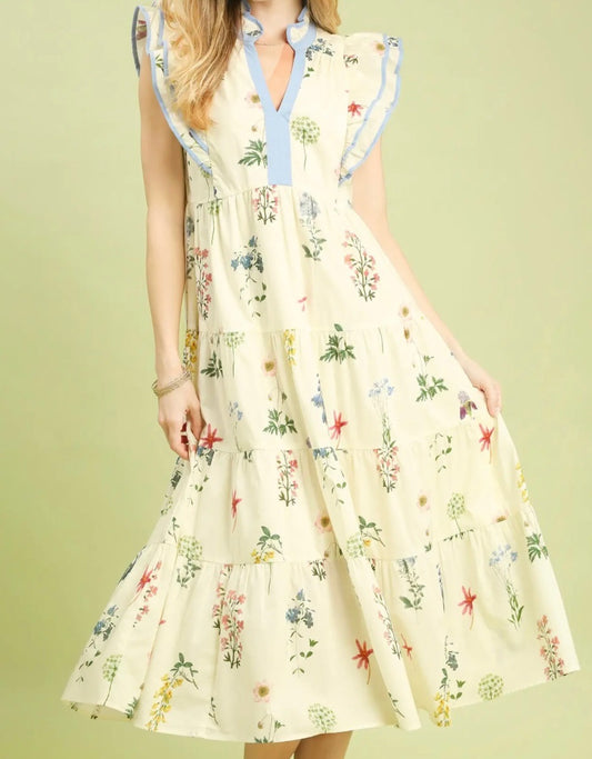 Blue Skies & Blossoms Dress