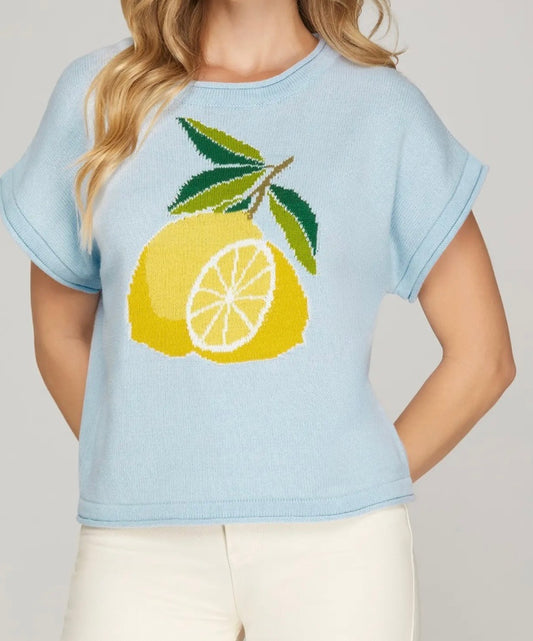 Limoncello Short Sleeve Sweater