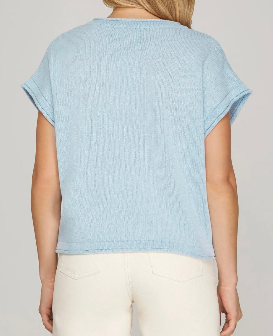 Limoncello Short Sleeve Sweater