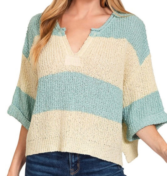 Salt & Sunbeam Stripe Pullover