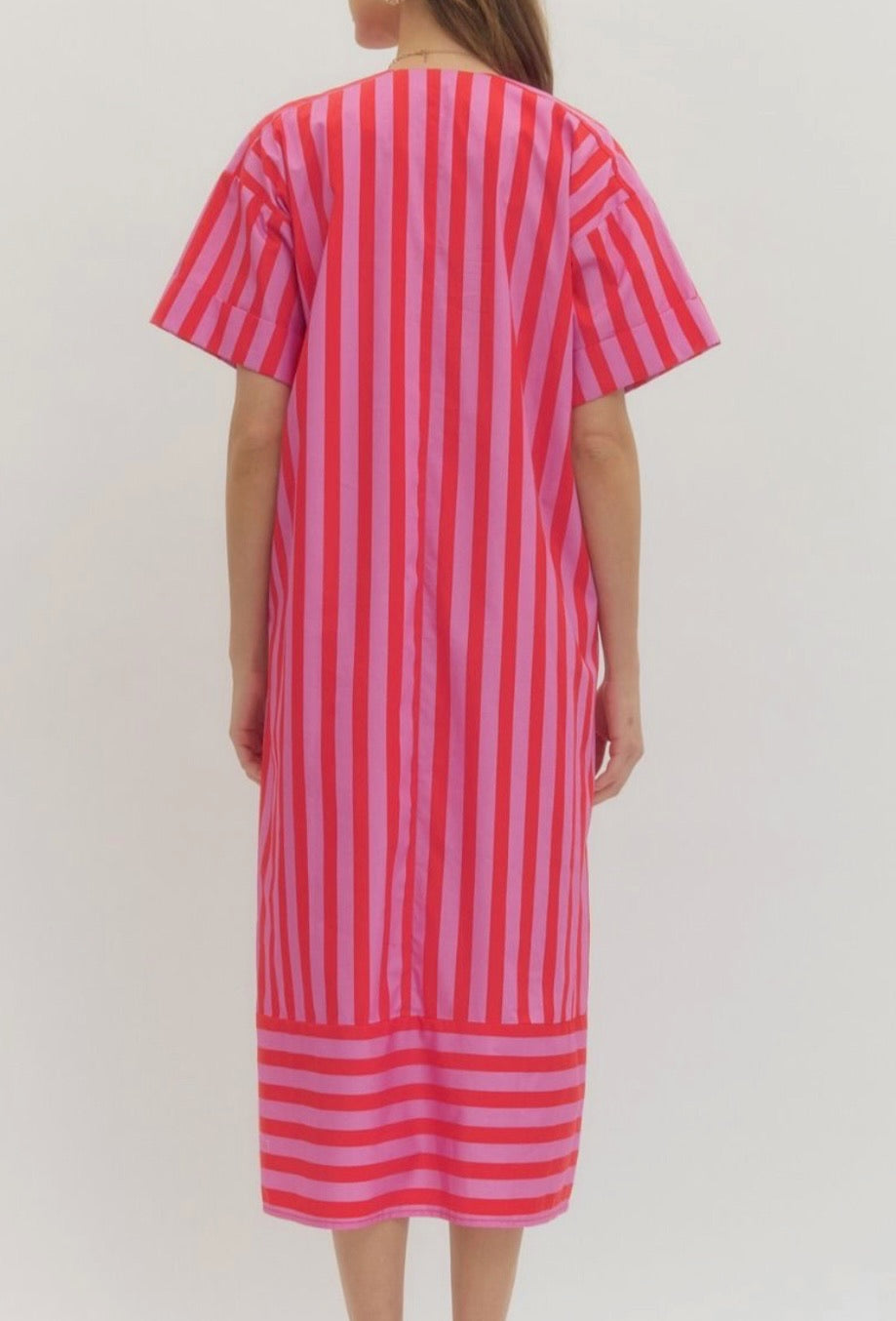 Vacation Calling Striped Maxi Dress