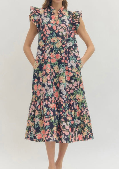 The First Bloom Midi Dress