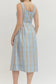 Dewdrop Petals Midi Dress