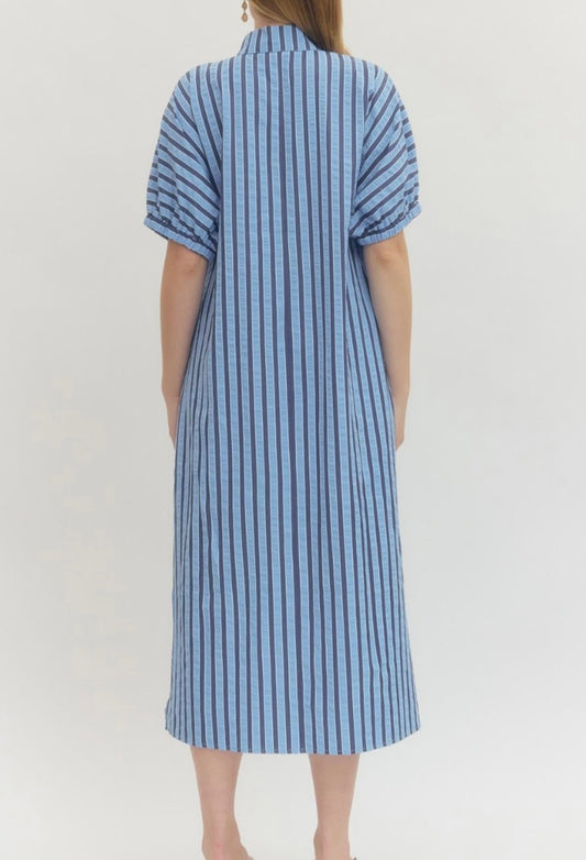 The Seabreeze Stroll Midi Dress