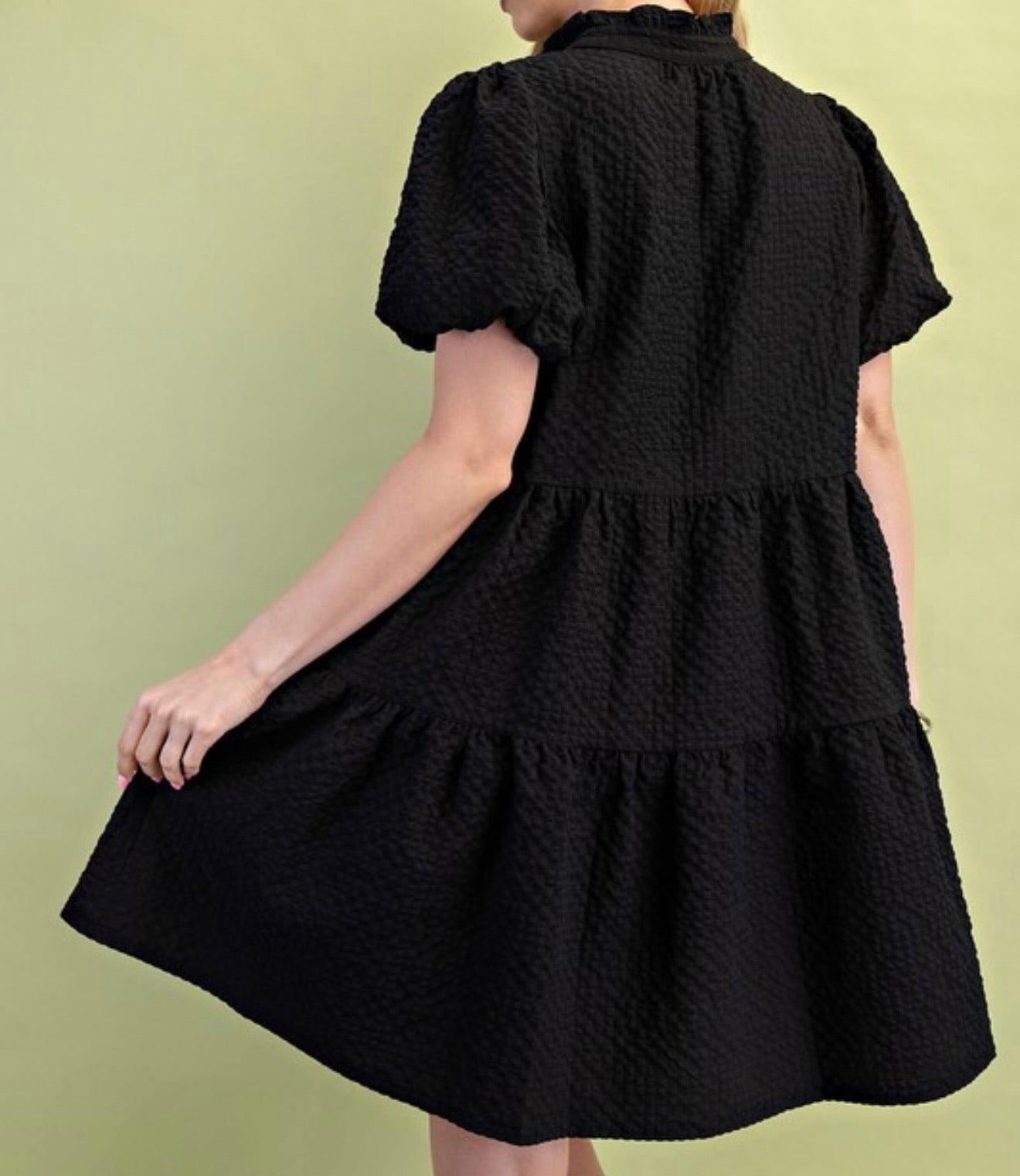 Obsidian Romance Textured Dress