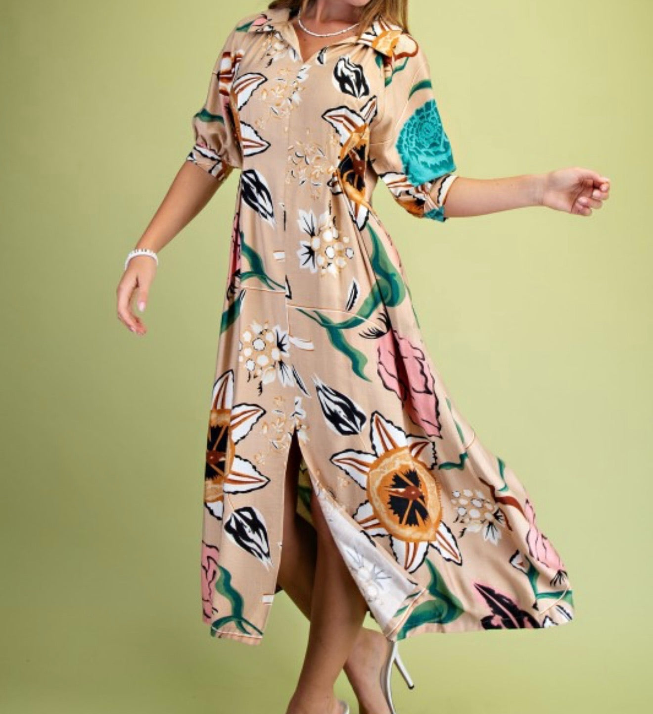 Somewhere On A Beach Maxi Dress