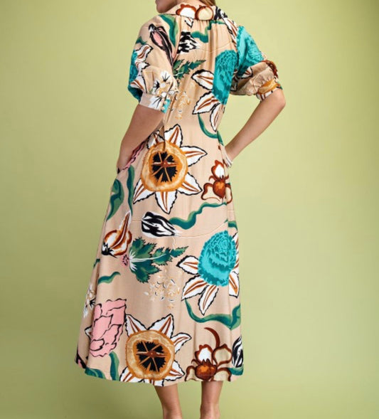 Somewhere On A Beach Maxi Dress